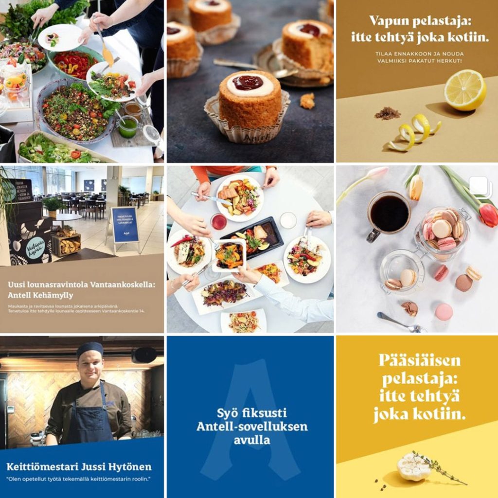 Referenssit: Sosiaalisen median ylläpito Antellille
