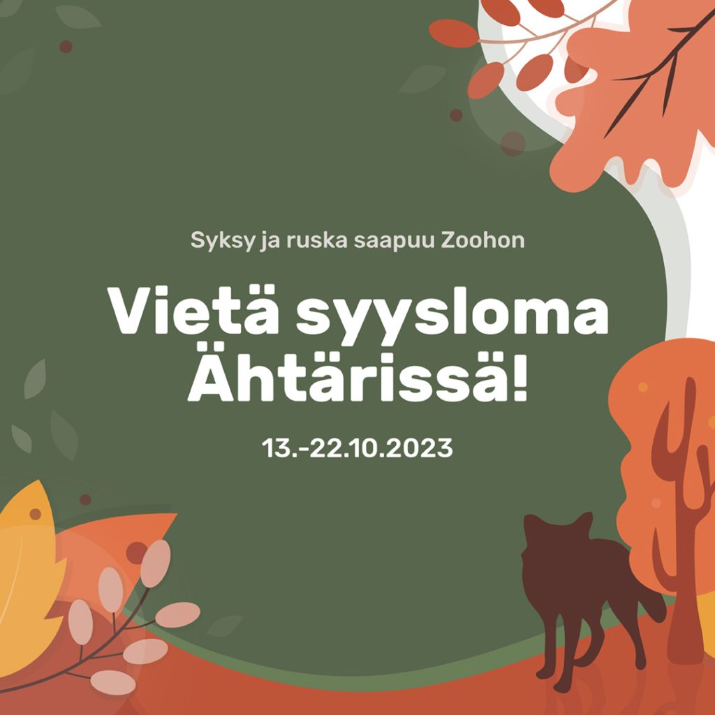 Syysloman kampanjan karusellikuva Ähtäri Zoolle